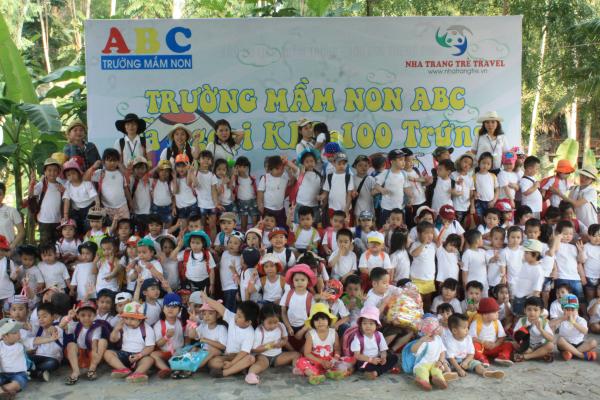 Nha Trang Trẻ Travel tổ chức chương trình dã ngoại cho 200 học sinh Trường Mầm non ABC Nha Trang tại Khu du lịch Trăm Trứng