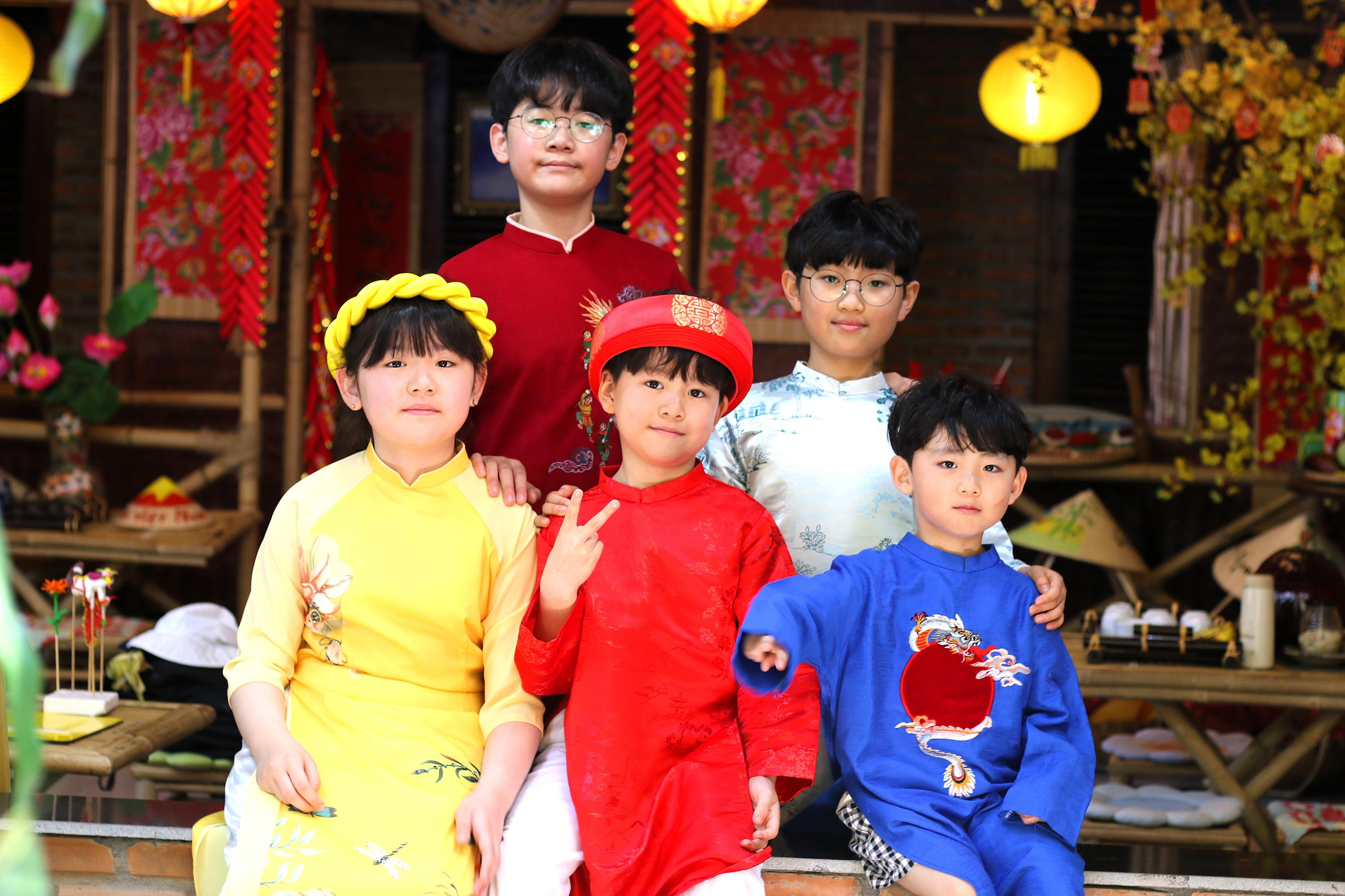 Authentic Vietnamese Ao Dai for All Ages